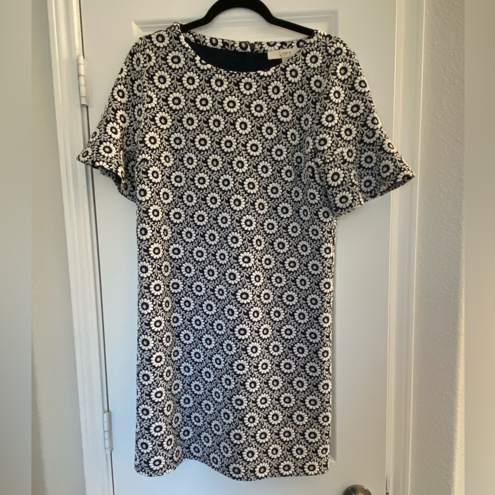 Floral shift style dress from Loft